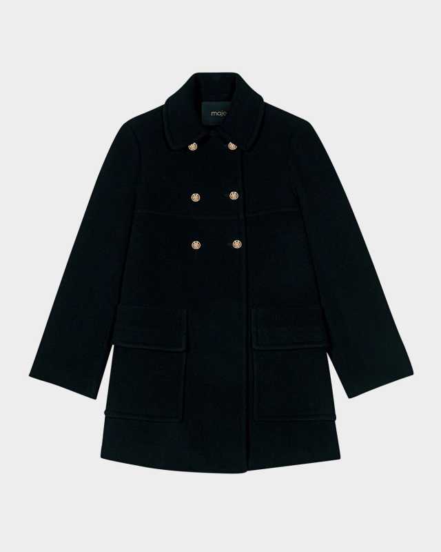 Goethe Mid-Length Wool-Blend Coat